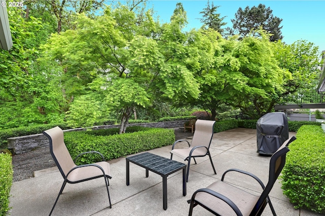 7100 SW Willowmere Dr, Portland, OR 97225 - view of patio with a grill