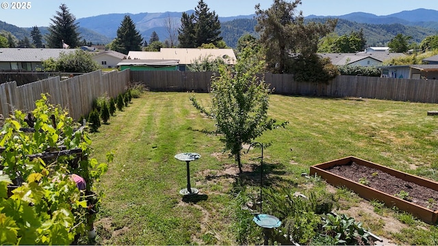 715 Penny Ln, Riddle, OR 97469 - view of yard featuring a garden and a mountain view