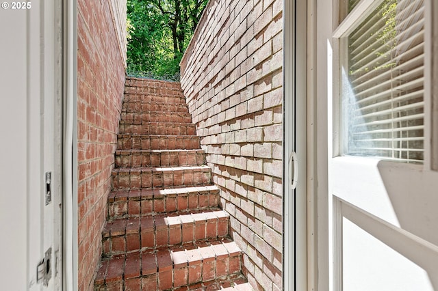 view of stairs