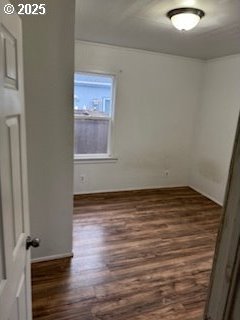 interior space with vaulted ceiling and carpet