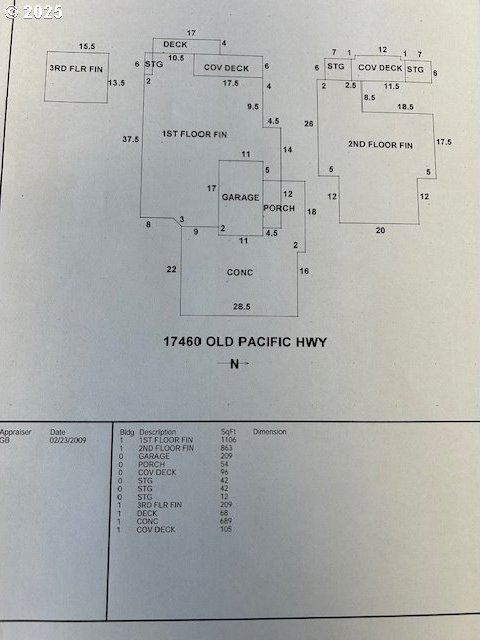 17460 Old Pacific Hwy, Rockaway Beach, OR 97136 - property floor plan