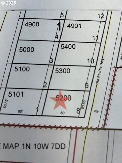 17460 Old Pacific Hwy, Rockaway Beach, OR 97136 - parcel map