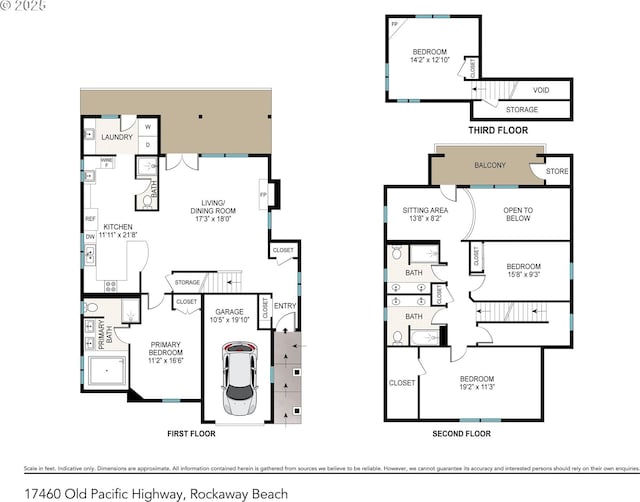 17460 Old Pacific Hwy, Rockaway Beach, OR 97136 - floor plan / room layout