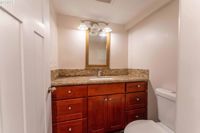 3826 SE 50th Ave, Portland, OR 97206 - half bathroom featuring vanity and toilet