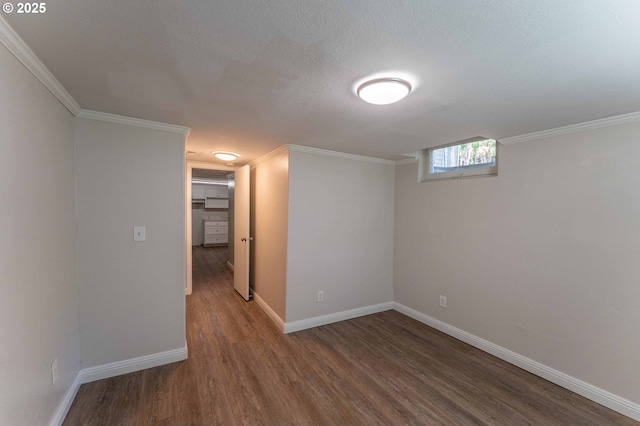 3826 SE 50th Ave, Portland, OR 97206 - basement with wood finished floors and crown molding