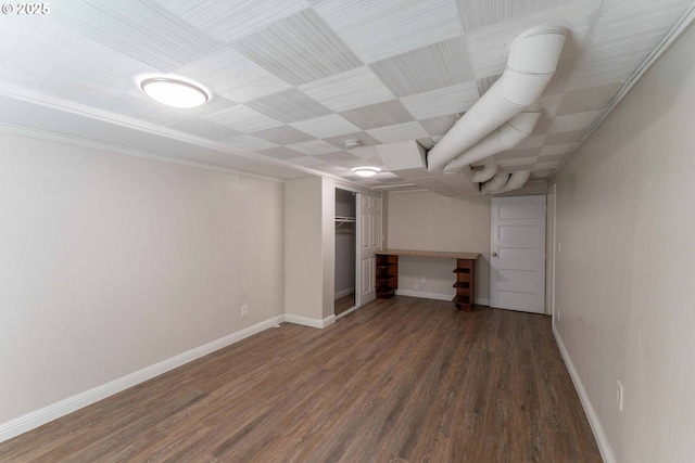 3826 SE 50th Ave, Portland, OR 97206 - finished basement with wood finished floors and baseboards