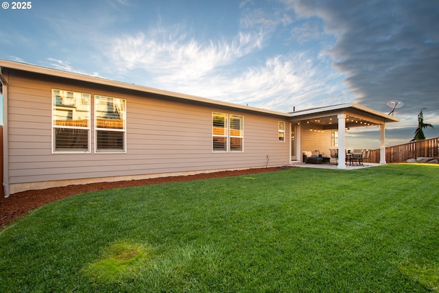 1936 NW Klickitat St, Camas, WA 98607 - back of house with a lawn, fence, and a patio area