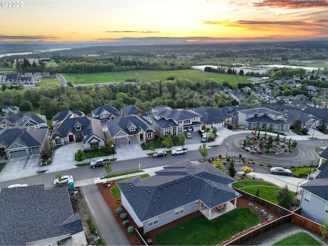 1936 NW Klickitat St, Camas, WA 98607 - aerial view at dusk featuring a residential view