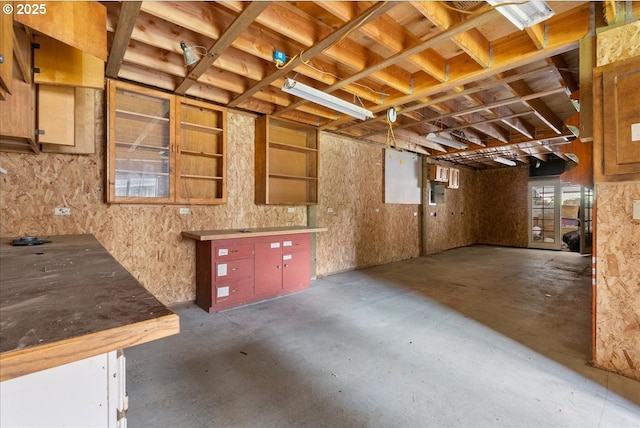 view of basement