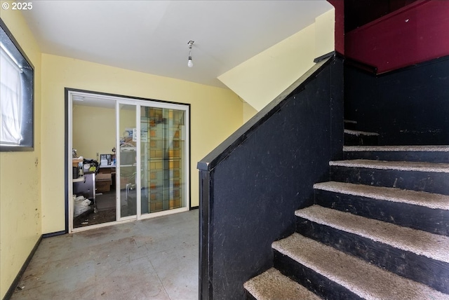 view of stairs