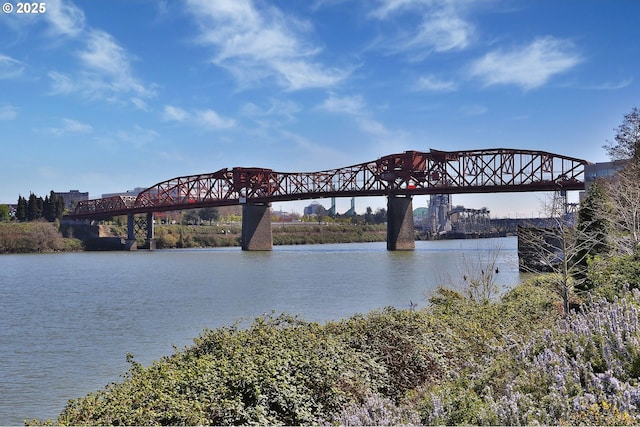 1260 NW Naito Pkwy Unit 103, Portland, OR 97209 - water view with a notable bridge