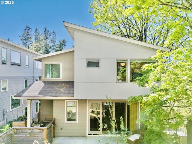view of rear view of house