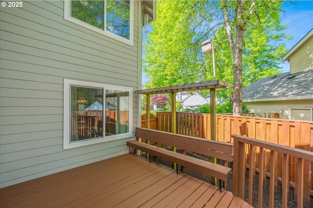 view of deck