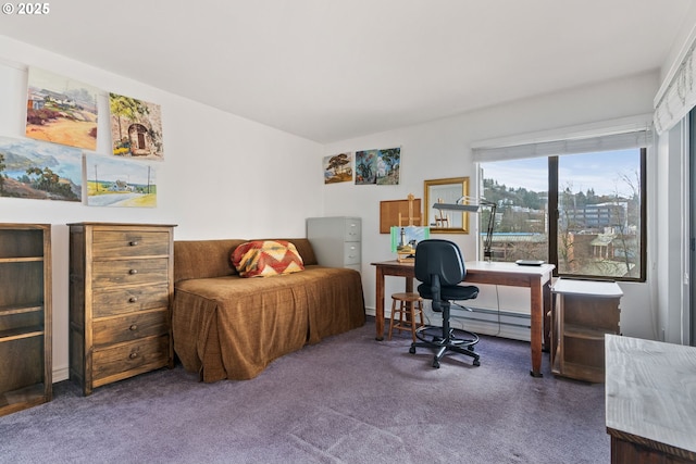 bedroom featuring carpet floors