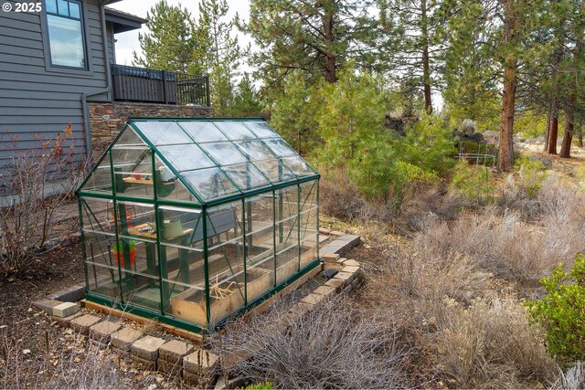 view of greenhouse