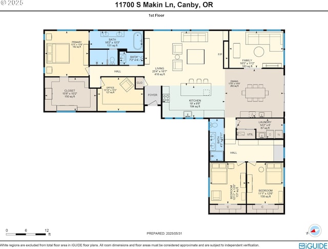 11700 S Makin Ln, Canby, OR 97013 - property floor plan