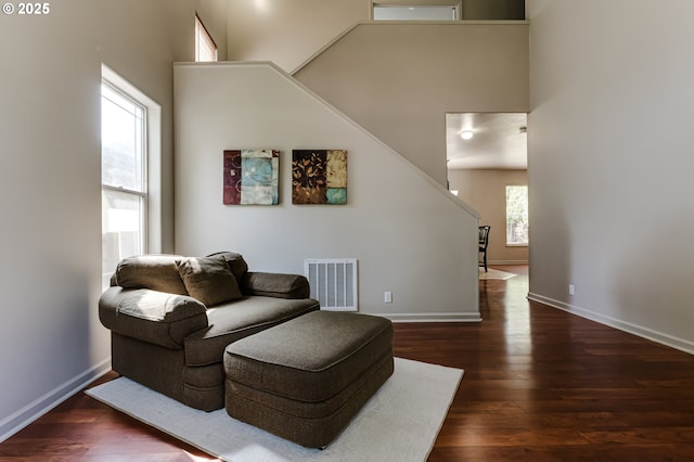 3980 Century Dr, Eugene, OR 97402 - living area featuring wood finished floors and stairs