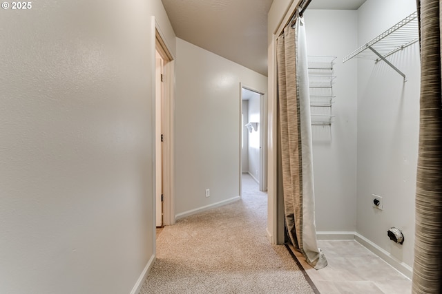 3980 Century Dr, Eugene, OR 97402 - corridor with baseboards and light colored carpet