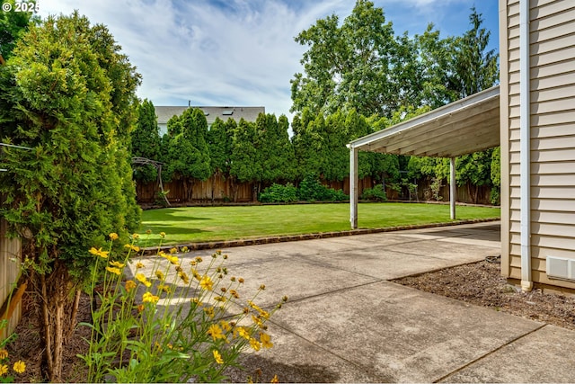 3980 Century Dr, Eugene, OR 97402 - fenced backyard featuring a patio area