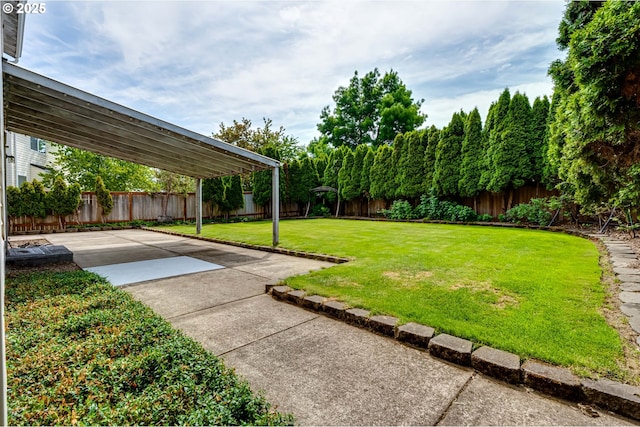 3980 Century Dr, Eugene, OR 97402 - fenced backyard featuring a patio area