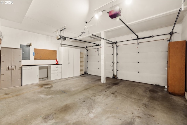 8156 SW 159th Pl, Beaverton, OR 97007 - garage with a garage door opener and electric panel