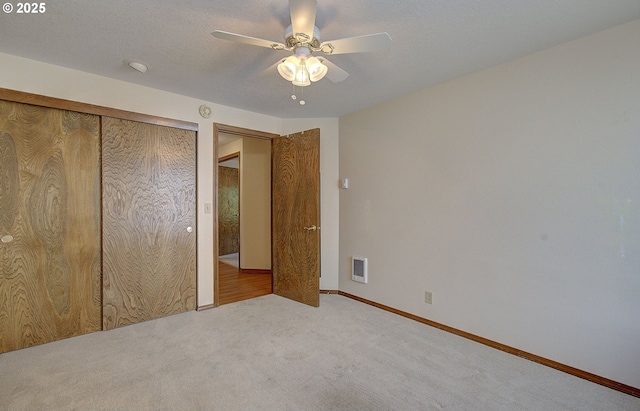 15798 SE 15th St, Vancouver, WA 98683 - unfurnished bedroom with carpet flooring, baseboards, ceiling fan, and a closet