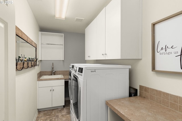 1116 Parkside Ave, Forest Grove, OR 97116 - laundry area featuring washer and dryer and cabinet space