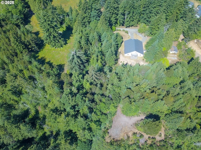 85287 Hemlock St, Florence, OR 97439 - aerial view of property and surrounding area with a heavily wooded area