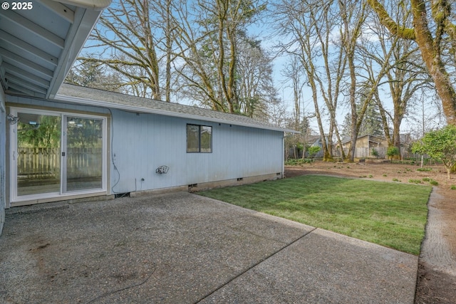 exterior space with a patio area