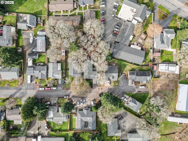 birds eye view of property featuring a residential view