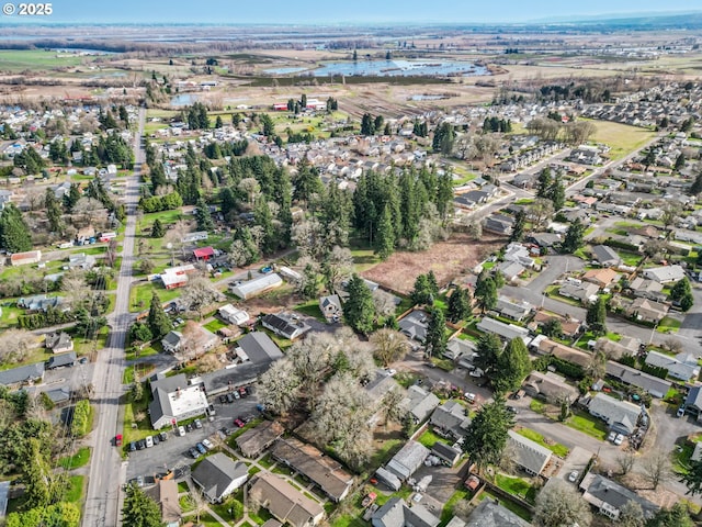 drone / aerial view featuring a residential view