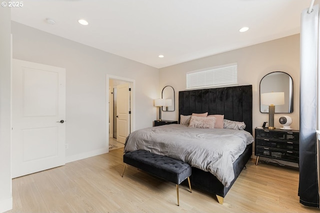 12505 NE 102nd Way, Vancouver, WA 98682 - bedroom featuring light wood-style floors and recessed lighting