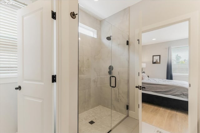 12505 NE 102nd Way, Vancouver, WA 98682 - ensuite bathroom featuring a shower stall and tile patterned flooring