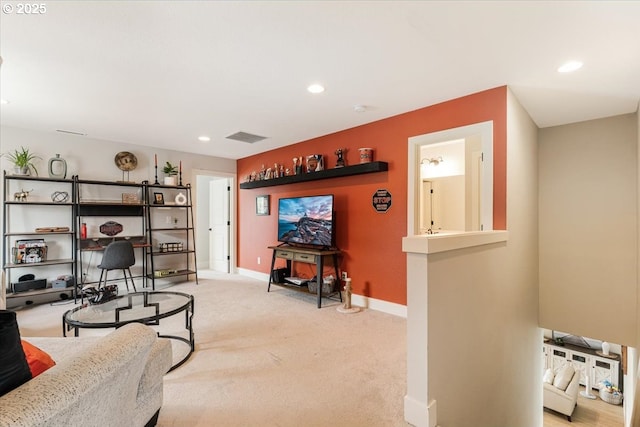 12505 NE 102nd Way, Vancouver, WA 98682 - living room with carpet and recessed lighting