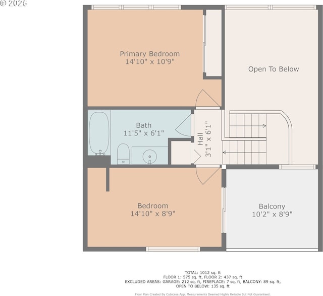 1571 NW Tanasbrook Ct, Beaverton, OR 97006 - home floor plan