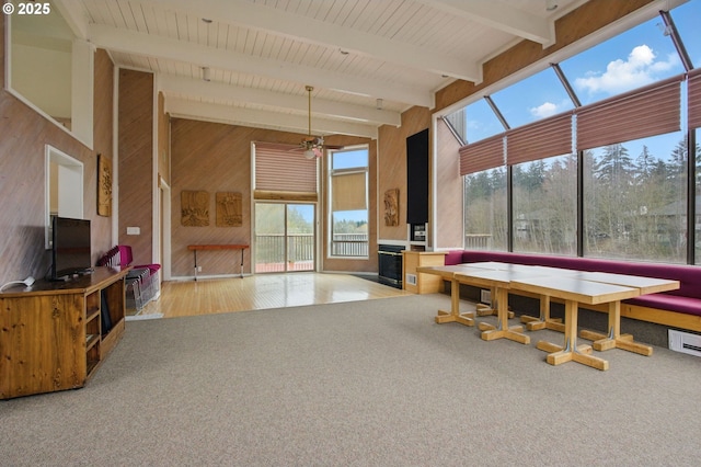 1571 NW Tanasbrook Ct, Beaverton, OR 97006 - sunroom / solarium with beamed ceiling