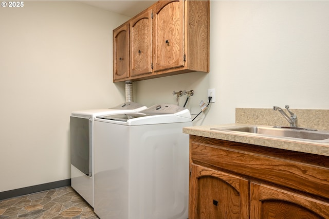 2011 SW 29th Dr, Gresham, OR 97080 - laundry room with cabinet space and washer and dryer