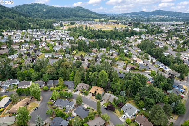 2011 SW 29th Dr, Gresham, OR 97080 - aerial view of property and surrounding area with mountains and nearby suburban area