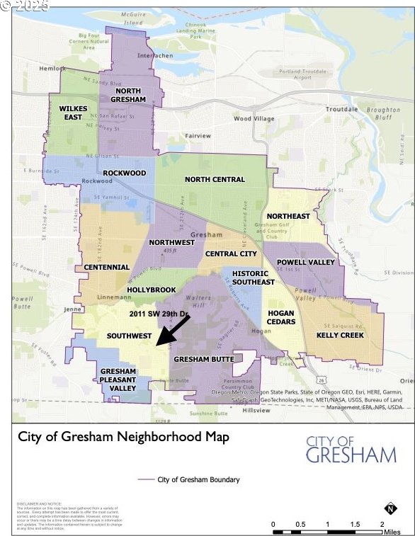 2011 SW 29th Dr, Gresham, OR 97080 - map / location
