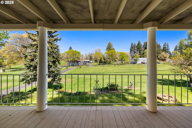 35000 SE Bell Maple Dr, Boring, OR 97009 - deck featuring a lawn