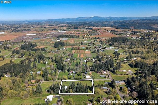 35000 SE Bell Maple Dr, Boring, OR 97009 - birds eye view of property with a mountain view