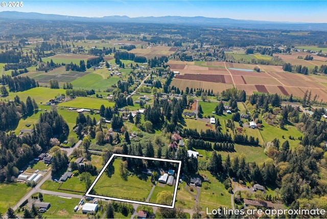 35000 SE Bell Maple Dr, Boring, OR 97009 - birds eye view of property with a mountain view