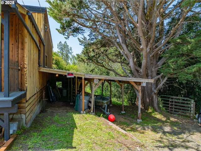 203 N Birch St, Coquille, OR 97423 - view of yard