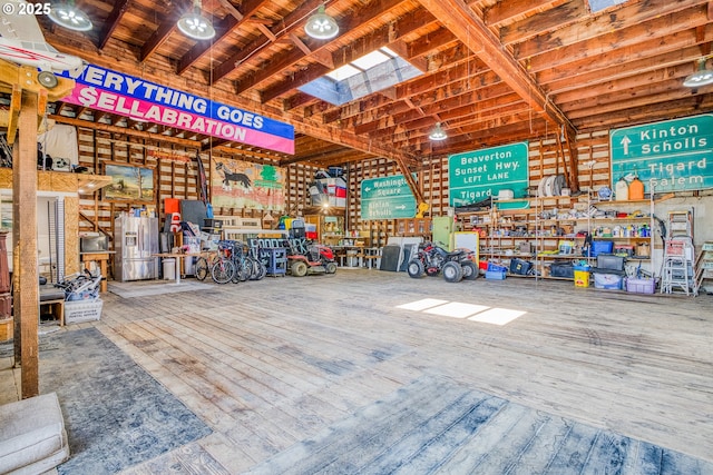 203 N Birch St, Coquille, OR 97423 - garage with a workshop area