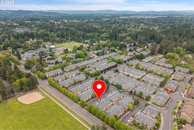 17019 SW Glen Park Ct, Beaverton, OR 97003 - aerial view of residential area with a heavily wooded area