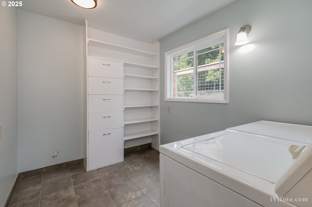 laundry room featuring washer and dryer