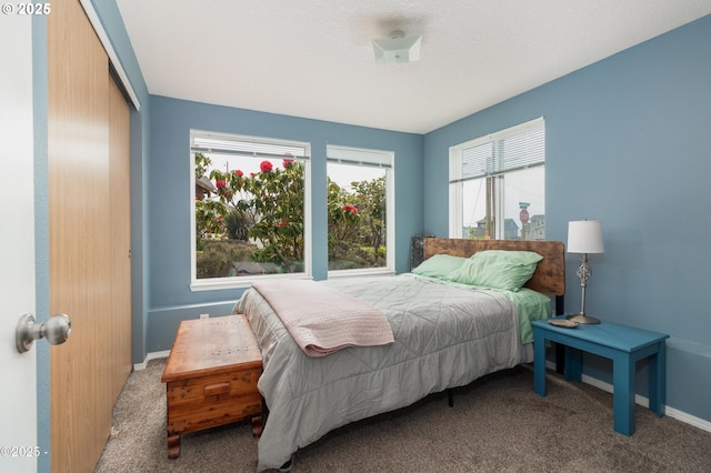 3158 SW Beach Ave, Lincoln City, OR 97367 - carpeted bedroom with baseboards and a closet
