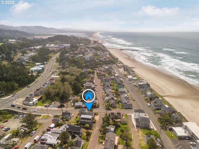 3158 SW Beach Ave, Lincoln City, OR 97367 - view of property location with a water and mountain view