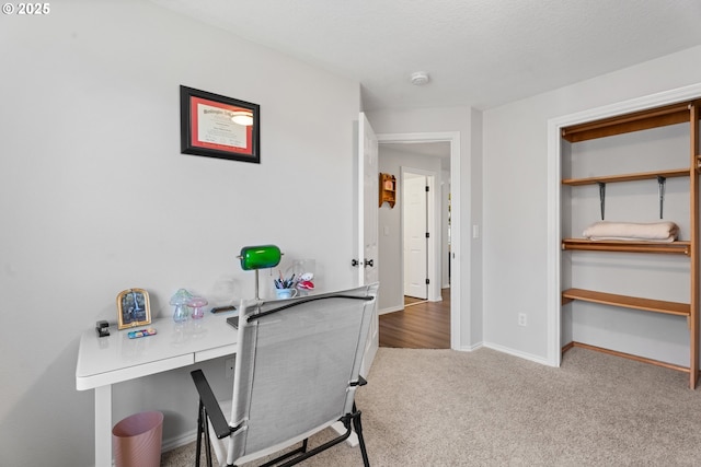 3218 SW Corbeth Ln, Troutdale, OR 97060 - office area featuring carpet flooring and baseboards