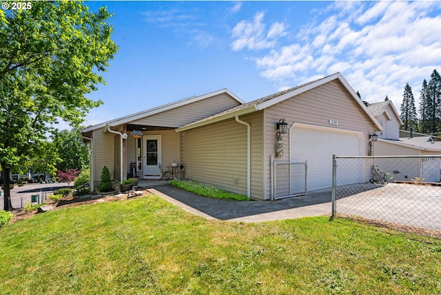 3218 SW Corbeth Ln, Troutdale, OR 97060 - ranch-style house with a garage and concrete driveway